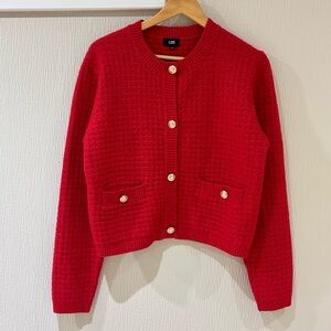 LINE Catalina Cardigan- Scarlett